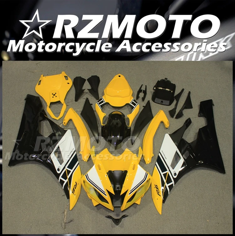 4 Подарка Новый Комплект Обтекателей мотоцикла ABS, Пригодный Для YAMAHA YZF-R6 2006 2007 06 07 Комплект кузова Желтый
