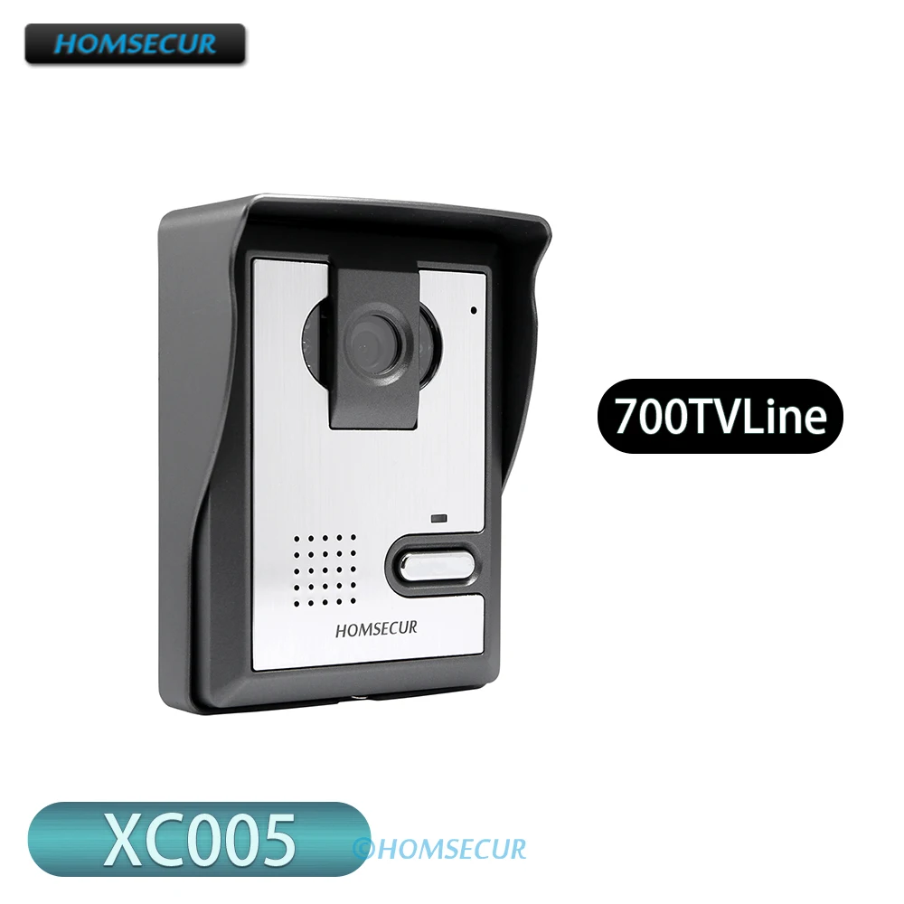 XC005 4-Проводная Камера Дверного Звонка 90 ° Для Поверхностного Монтажа 700TVLine для Видеодомофона Серии HOMSECUR HDS