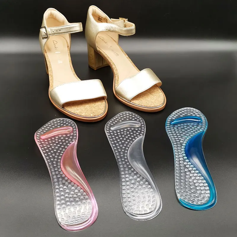 Женский силиконовый гель с нескользящей длиной, поддерживающий свод стопы, массирующий плюсневую подушку, Ортопедические прокладки, стельки для обуви на высоком каблуке