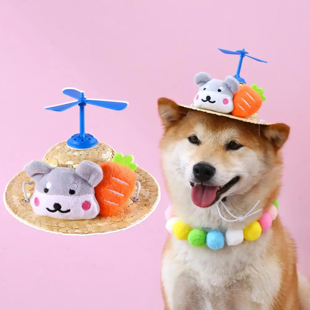 ПЭТ шляпа мультфильм дизайн животных шляпа стильный Pet фото реквизит милый мультфильм собака шляпа плюшевые игрушки украшения съемный для собак